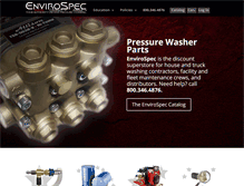 Tablet Screenshot of envirospec.com